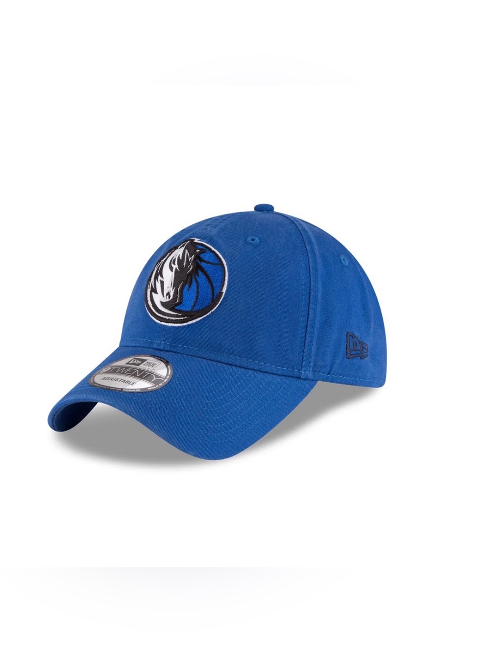 New Era Royal Blue Dallas Mavericks Logo Adjustable Cap